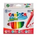 Set Viltstiften Carioca Jumbo 12 Onderdelen Multicolour (12 Onderdelen) (4 Stuks)