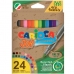 Set Viltstiften Carioca Joy Eco Family 24 Onderdelen Multicolour (24 Stuks)