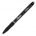 Gel pero Sharpie S-Gel Zložljiv Črna 0,7 mm (12 kosov)