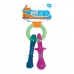 Košļājamā rotaļlieta suņiem Nylabone Atslēgu ķēde Gaļa Siers Kucēni Bacon Neilons Termoplastisks XS izmērs