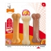 Košļājamā rotaļlieta suņiem Nylabone Extreme Chew Value Pack Bacon Zemesriekstu sviests S Izmērs Cālis Neilons (3 pcs)