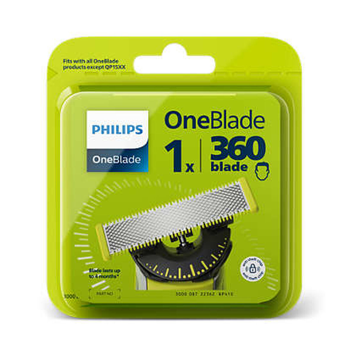 Barbering hoved Philips OneBlade