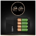 Oplader + genopladelige batterier DURACELL CEF14 2 x AA + 2 x AAA HR06/HR03 1300 mAh (1 enheder)