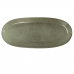 Serving Platter Bidasoa Ikonic Green Ceramic (36 x 16 cm) (Pack 2x)
