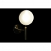 Nástenná lampa DKD Home Decor Sklo Zlatá Kov 220 V 50 W (15 x 15 x 30 cm)