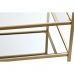 Stolik DKD Home Decor Złoty 120 x 50 x 45 cm Lustro Metal