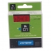 Gelamineerde Tape voor Labelmakers Dymo D1 45017 12 mm LabelManager™ Rood Zwart (5 Stuks)