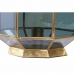 Lampă de masă DKD Home Decor Geam Albastru Auriu* 220 V Alamă 50 W Modern (29 x 29 x 25 cm)