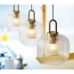 Lámpara de Techo DKD Home Decor Cristal Dorado Metal Transparente (20 x 20 x 26 cm)