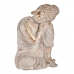 Okrasna vrtna figura Buda Bel/Zlat Poliresin (28,5 x 43,5 x 37 cm)