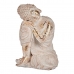 Okrasna vrtna figura Buda Bel/Zlat Poliresin (23 x 33 x 26 cm)