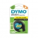 Bandă Laminată pentru Aparate de Etichetat Dymo 91202 12 mm LetraTag® Negru Galben (10 Unități)