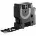 Laminiertes Klebeband zur Kennzeichnung von Maschinen Dymo D1 53721 24 mm LabelManager™ Weiß Schwarz (5 Stück)