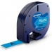 Cinta laminada para máquinas rotuladoras Dymo 91205 12 mm LetraTag® Preto Azul (10 Unidades)
