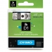 Laminēta lente iekārtu marķēšanai Dymo D1 45010 12 mm LabelManager™ Caurspīdīgs Melns (5 gb.)