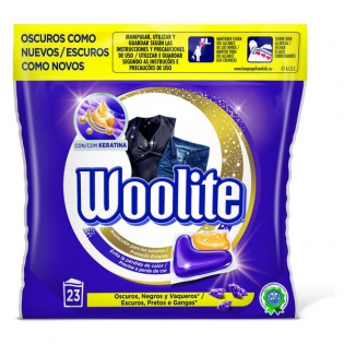 Havn smykker træthed Woolite vaskemiddel-kapsler til vasketøj til mørkt tøj (23 vaske) | Køb til  engrospris