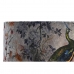 Pantalla de Lámpara DKD Home Decor Algodón Pavo real (36 x 36 x 25 cm)