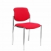 Cadeira de receção Villalgordo P&C BALI350 Pele sintética Vermelho