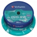 DVD-RW Verbatim    25 Μονάδες Πολύχρωμο 4,7 GB 4x