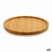 Snack tray Brown Bamboo 20 x 1,5 x 20 cm (12 Units)