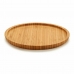 Snack tray Brown Bamboo 20 x 1,5 x 20 cm (12 Units)