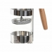 Cafetière med plugger DKD Home Decor Sølv Naturell Rustfritt stål Borosilikatglass 350 ml 16 x 9 x 18,5 cm