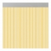 Verho Acudam Ferrara Ovet Keltainen Läpinäkyvä Ulkopuoli PVC Alumiini 90 x 210 cm