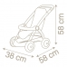 Carrinho para Bonecas Smoby Stroller (58 cm)