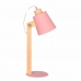 Lampada da tavolo DKD Home Decor Verde Rosa Naturale Legno Metallo 50 W 220 V 18 x 20 x 45 cm 15 x 20 x 50 cm (2 Unità)