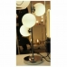 Desk lamp DKD Home Decor 26 x 26 x 59 cm Crystal Silver Metal White 220 V 50 W 23 x 23 x 49 cm