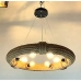 Lampa Sufitowa DKD Home Decor Brązowy Sznurek (51 x 51 x 10 cm) (47 X 47 X 10 CM)
