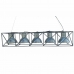 Stropna svjetiljka DKD Home Decor Više položaja 115 x 24 x 24 cm Crna Siva Metal 50 W