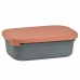 Прямоугольная коробочка для завтрака с крышкой Béaba Розовый 540 ml