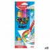 Creioane culori Maped Color' Peps Multicolor 12 Piese (12 Unități)