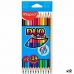 Crayons de couleur Maped Duo Color' Peps	 Multicouleur 12 Pièces Double pointe (12 Unités)