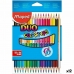 Creioane culori Maped Duo Color' Peps	 Multicolor 18 Piese Cu două capete (12 Unități)