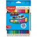Creioane culori Maped Duo Color' Peps	 Multicolor 18 Piese Cu două capete (12 Unități)