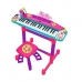 Piano Electrónico Barbie Banqueta