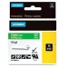 Bandă Laminată pentru Aparate de Etichetat Rhino Dymo ID1-12 12 x 5,5 mm Alb Verde Vynils Auto-adezivi (5 Unități)