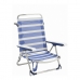 Plážová stolička Alco 6075ALF-1556 Aluminium Viacpolohový Skladateľný 62 x 82 x 65 cm