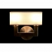 Nástěnná lampa DKD Home Decor Stříbřitý Kov Polyester Bílý 220 V 40 W (25 x 14 x 24 cm)