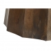 Valgomojo stalas DKD Home Decor Juoda Ruda Marmurą Mango mediena 120 x 120 x 76 cm