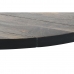 Ruokapöytä DKD Home Decor Musta Luonnollinen Metalli Mangopuu 200 x 100 x 76 cm