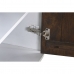 Sidebord DKD Home Decor Hvit Mørkebrunt Treverk av mangotre 150 x 40 x 80 cm
