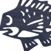 Slika Riba Kovina Mornarsko modra 36 x 26 cm