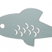Glezna Haizivs 36,2 x 15,88 cm Metāls Gaiši Zils