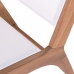 Záhradná stolička Nina 50 x 64 x 75 cm Biały Drewno akacjowe