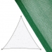 Sonnensegel Markise grün Polyäthylen 500 x 500 x 0,5 cm