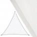 Vele parasole Tenda 5 x 5 m Bianco Polietilene 500 x 500 x 0,5 cm