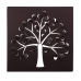 Slika Drevo 29,85 x 2,5 x 29,85 cm Kovina Rjava